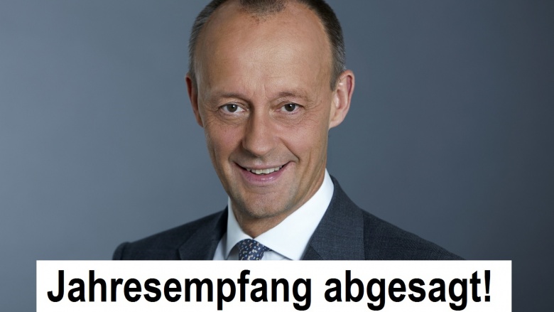 Jahresempfang am 14.3. abgesagt! Jahresempfang am 14.3. abgesagt!